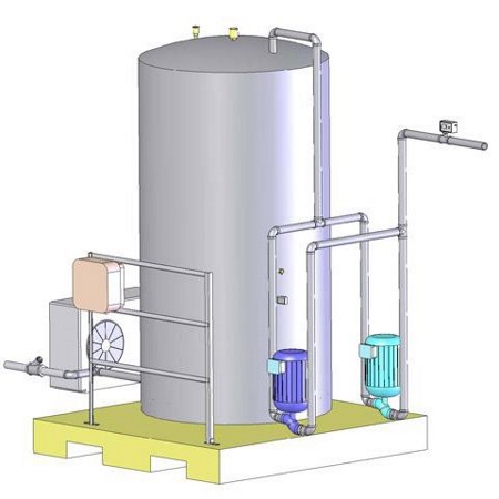 Система аварийного терморегулирования воды